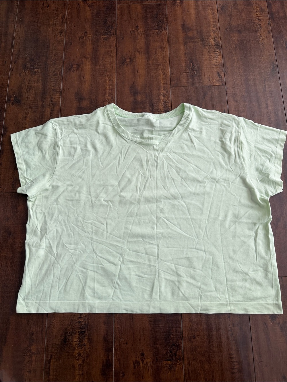 Athleta Women's Short-Sleeve Crew Tee in Pale Mint